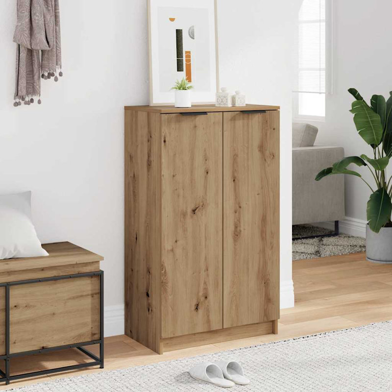 Shoe Cabinet for 12 Pairs of Shoes, Artisan Oak