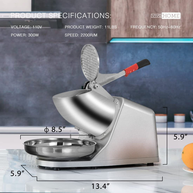 VIVOHOME Countertop Snow Cone Maker