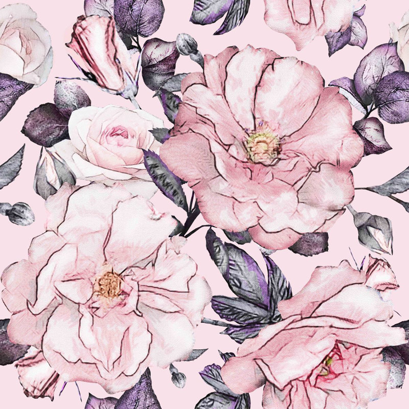 Peel & Stick Wall Mural, 8.34' W x 8.34' L