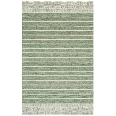 Metro 678 touffeté à la main 80% laine; Tapis rayé 20% coton