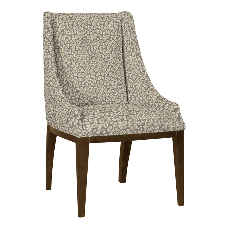 Thom Filicia Home 38" Wing Back Arm Chair, Navada Granite, Havana