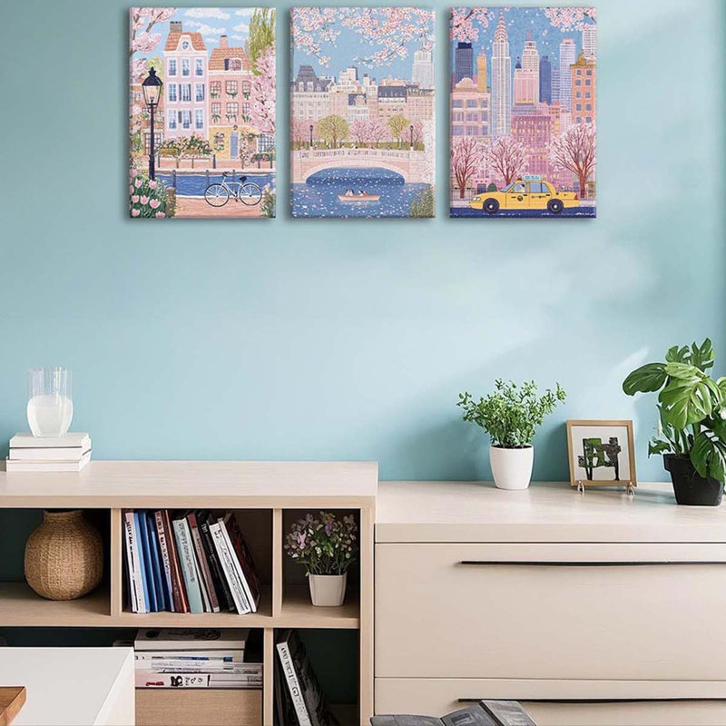 3 Piece Wrapped Canvas Print