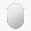 Stainless Steel Oval Wall Mirror-98249880