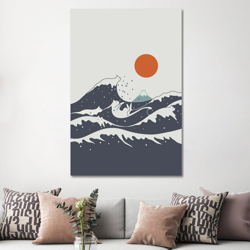 Cat Landscape LV-A by Lim Heng Swee - Wrapped Canvas Print, 152.5 cm H x 101.5 cm W