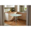 Table carrée 36 "en verre trempé givré