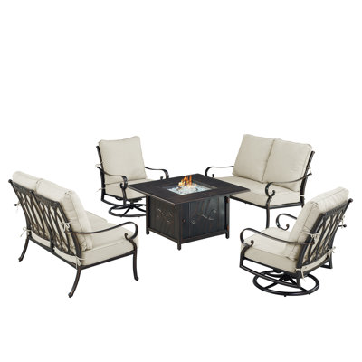 Regis Outdoor 5 - Piece Conversation Set