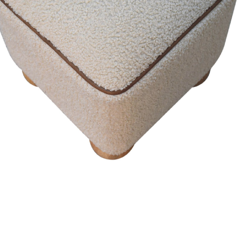 Rexine Upholstered Ottoman