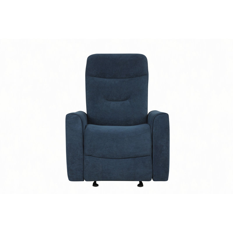 Fauteuil inclinable pivotant Paterson, Blue Fabric