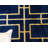 Corando Geometric Navy Area Rug-40284347