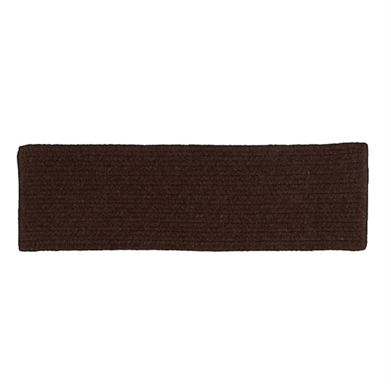Tapis d'escalier Tanguay 8 po x 28 po, Cacao