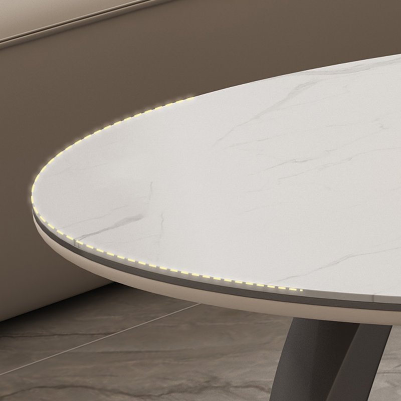 Table basse Turman, H 16,5 po x L 51 po x l 27,5 po, Gris