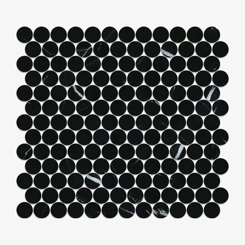 Nero 12" x 12" Marble Mosaic Wall & Floor Tile
