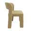 Chaise rembourrée en tissu Terry