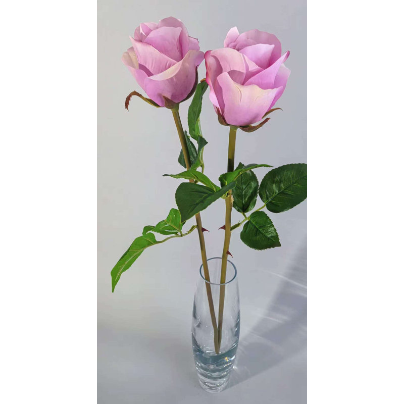 Tige de bouton de rose Fresh-Totouch Natural 23 po, Lavande