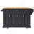 54Inch Large Kitchen Island With Rubber Wood Drop Leaf, Embossed Texture Rolling Kitchen Cart On 4 Wheels With 4 Doors And 3 Drawers, Kitchen Island With Storage For Kitchen, Dining Room-93516969