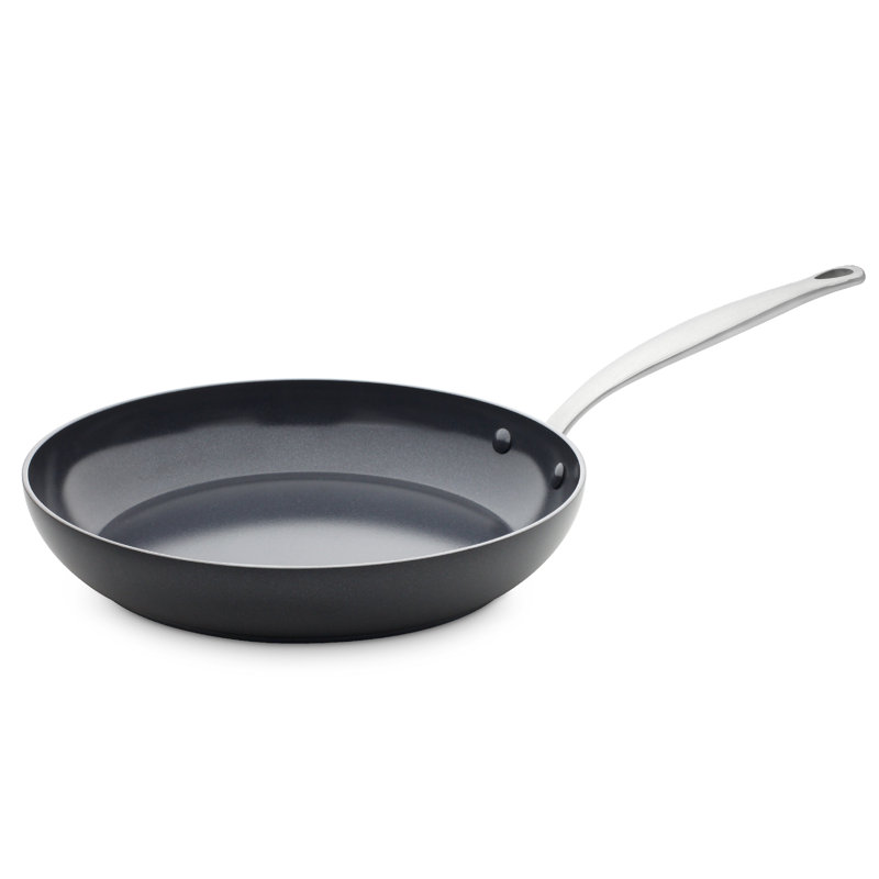 GreenPan Barcelona Black Aluminium Non-Stick Frying Pan, 28 cm