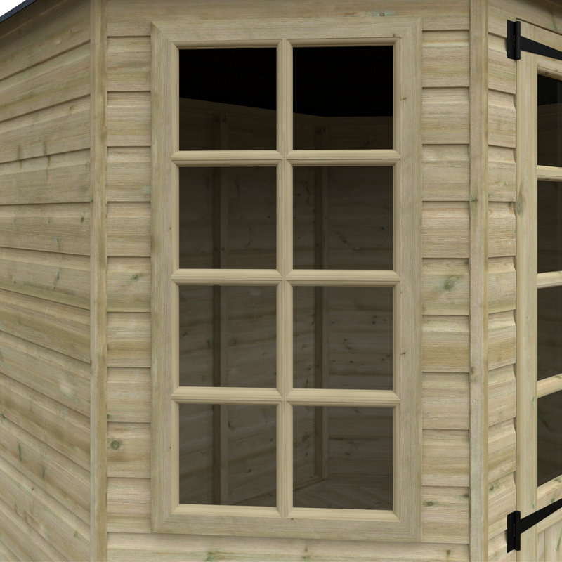 6 x 6 Ft. Shiplap Corner Summer House