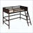 Solid Wood Loft Bed With Ladder