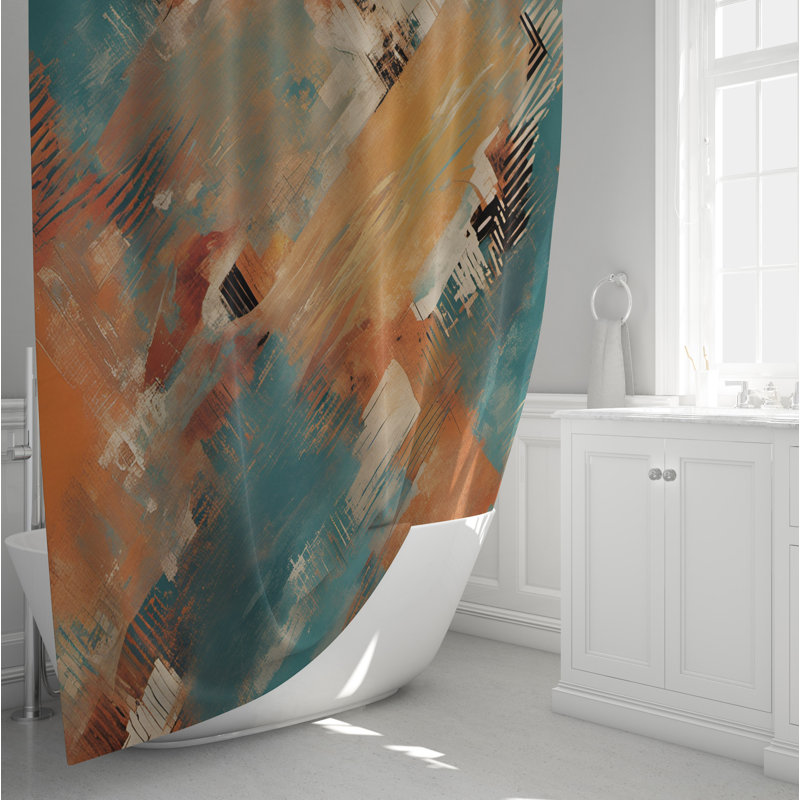 Rideau de douche Rosemonde, H 93 po x l 70 po