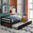 Wooden Daybed with Trundle-212996057