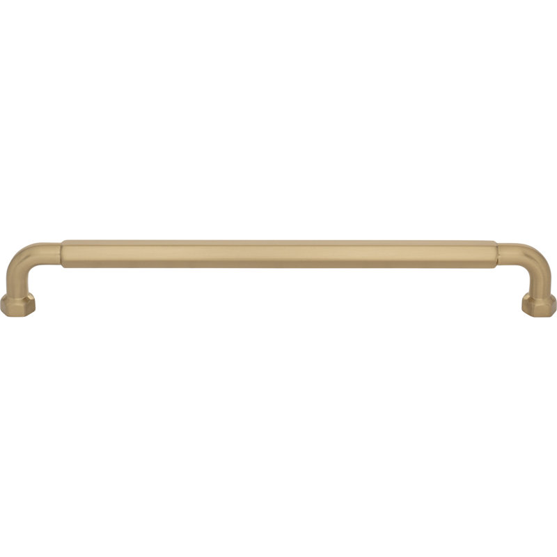 Dustin Bar Pull, Honey Bronze, 8 13/16" Center To Center