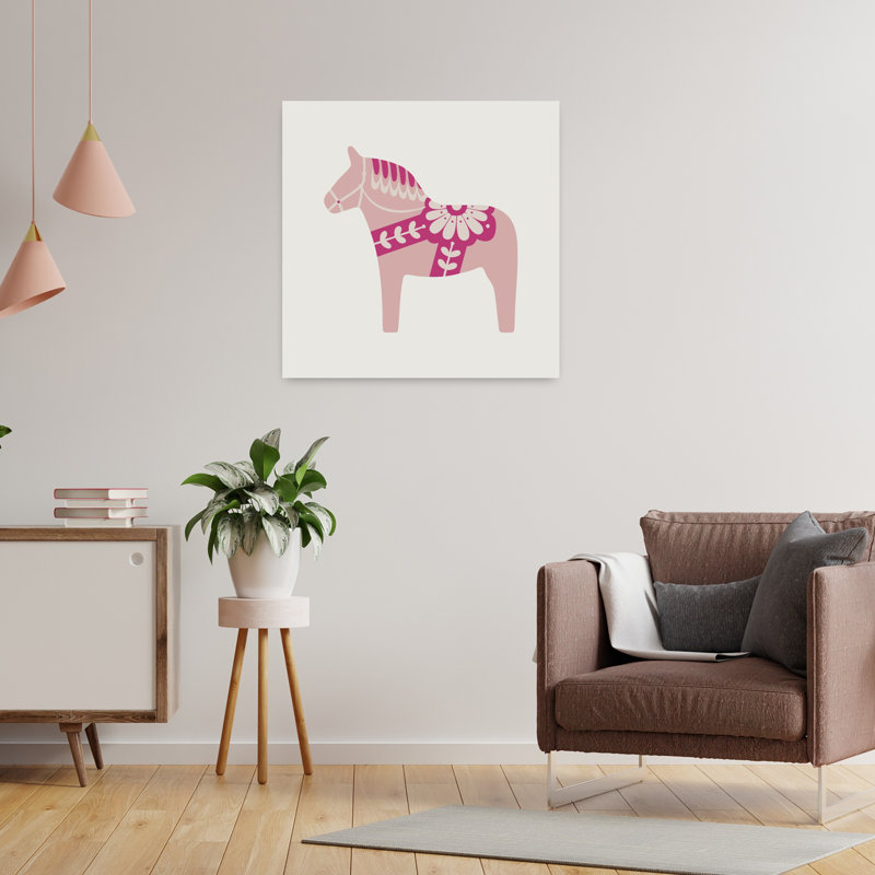 Art contemporain Art cheval contemporain, H 24 po x l 24 po