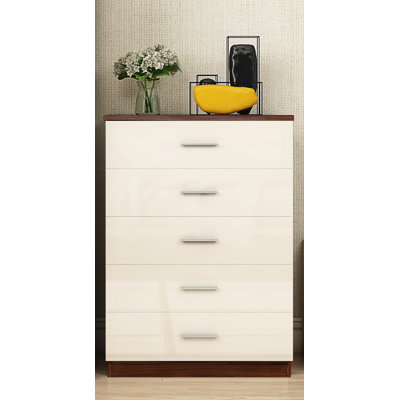 Breagh 70 cm W Chest of 5 Drawers