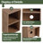 60'' Double Bathroom Vanity with Ceramic Top-1900617049