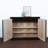 Camphor Wood Hand Painted Shoe Cabinet 18 Pair Shoe Storage Cabinet