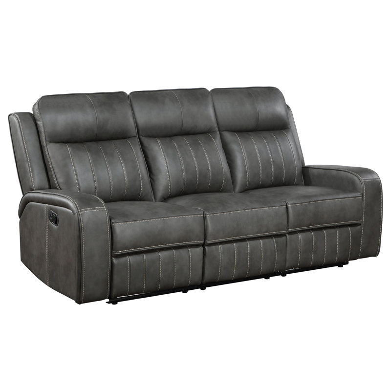 Forrest Grey Motion Reclining Sofa