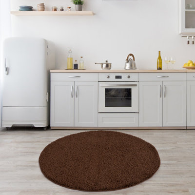 Myshaggy Collection Rugs Solid Design in Brown
