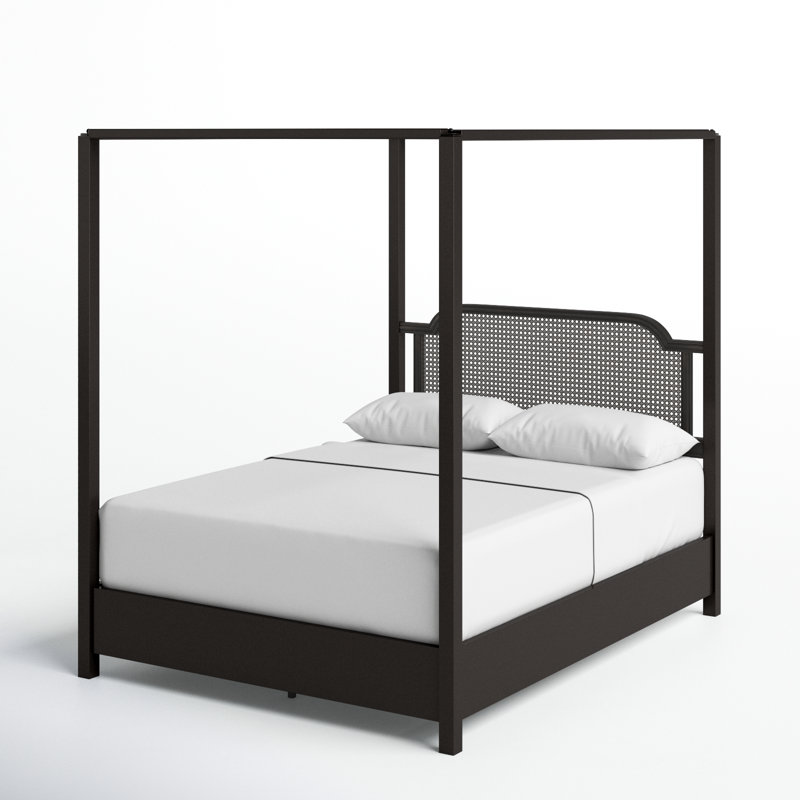 Elyse Metal Canopy Bed, Queen