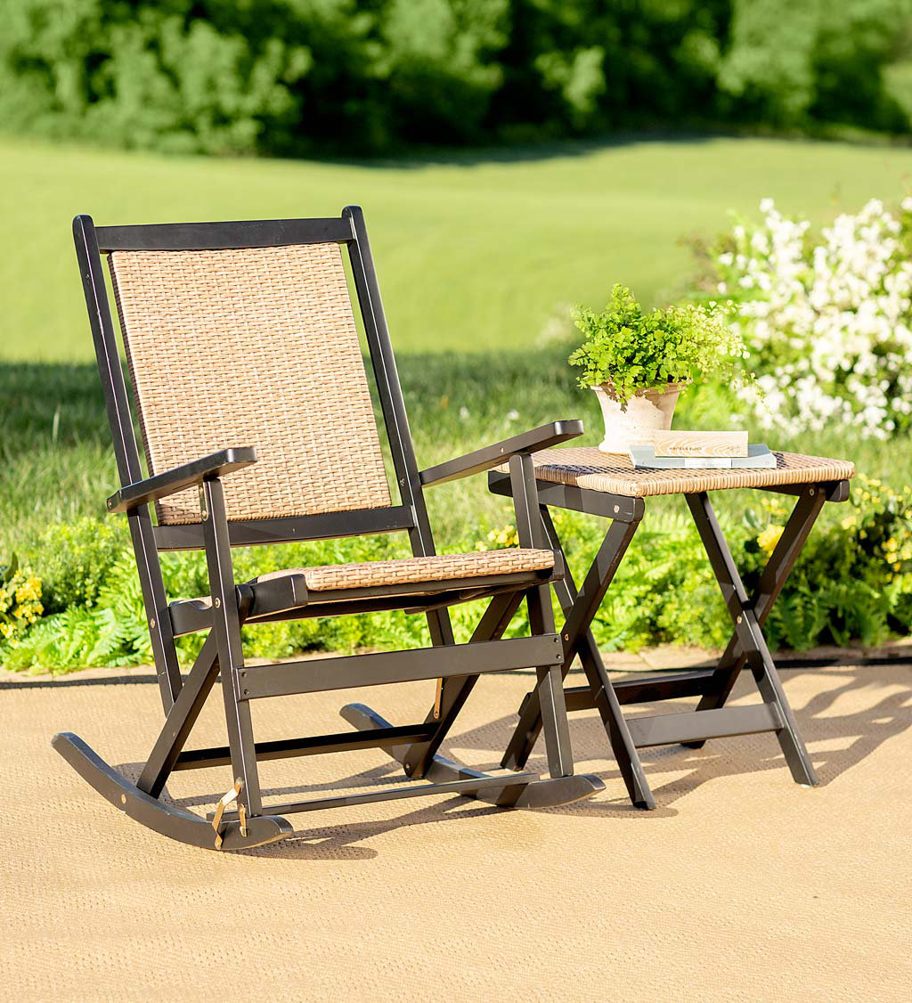 Latitude Run® Carberg Outdoor Rocker Chair & Reviews | Wayfair