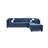Malone Reversible Sectional Blue Microsuede-1725083122