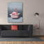 Art mural sur toile Bay Isle Home ™ «Flamingo In The Bath» par Svetlana Aleynikova-2140233502