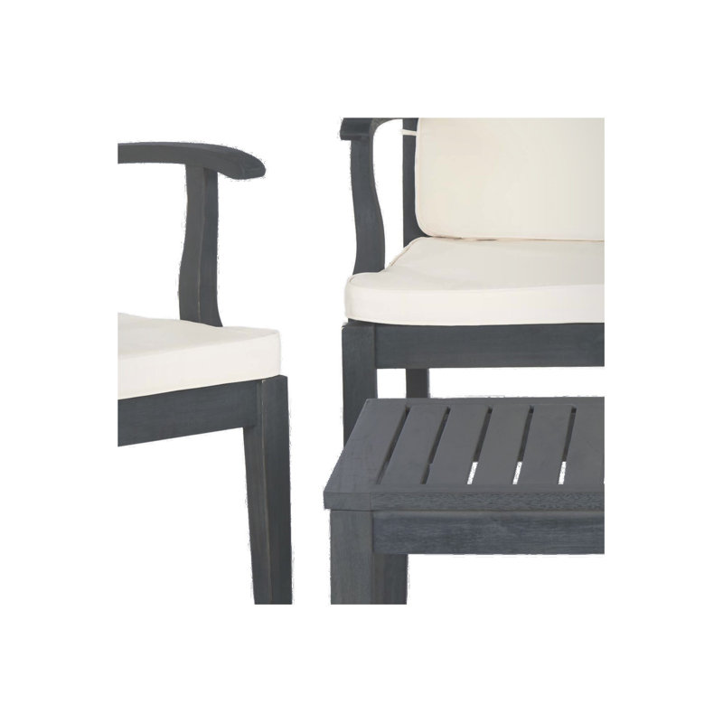 Ensemble de conversation avec canapé et coussins 4 pièces Chatelet, Beige