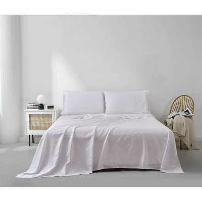 Ensemble de draps 100% coton 600 fils 600 fils jacquard