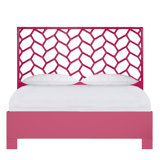 Silas King Platform Bed, Light Blue