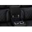 Causeuse inclinable électrique en cuir noir Jazmina-1273849414