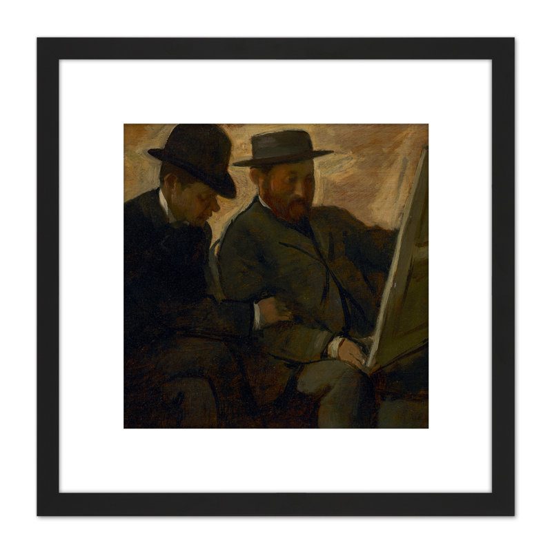 Degas Lafond And Cherfils Examining by Edgar Degas - Single Picture Frame Painting