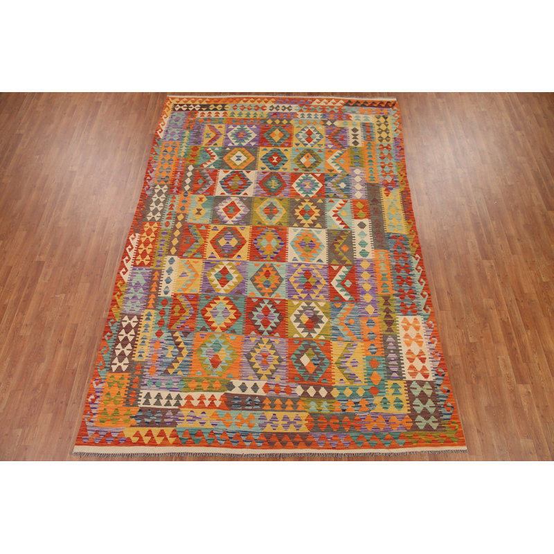 Tapis oriental géométrique 8 x 12