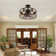 Buffy 20" Farmhouse Caged Ceiling Fan with Light Kit and Remote Control Included