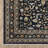 Caia Traditional Floral Border Blue/ Multi Area Rug-930929171