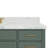 Tidworth Solid Wood Single Bathroom Vanity with 1.5'' Carrara Marble Top-611003791-608123169