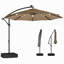 Parasol d'extérieur élégant, parasol de piscine, parasol de patio en porte-à-faux-1616061000