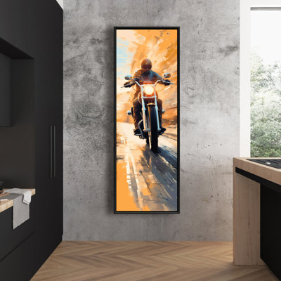 Liberté - Toile encadrée transport pour femme