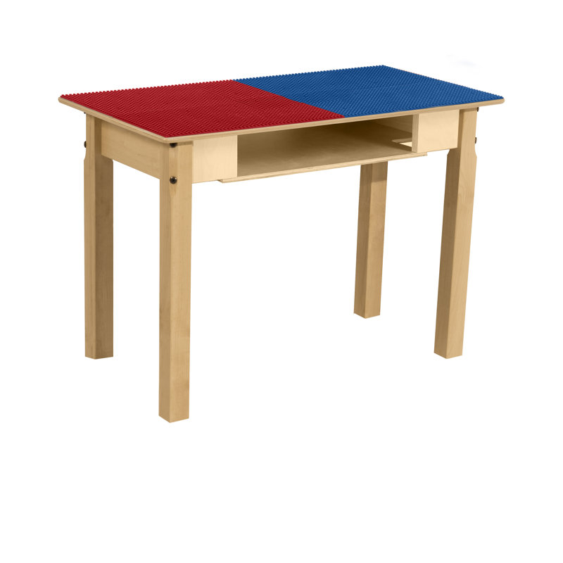 Table de jeu Time-2-Play, Rouge/bleu, H 22,5 po x L 35 po x l 15,5 po