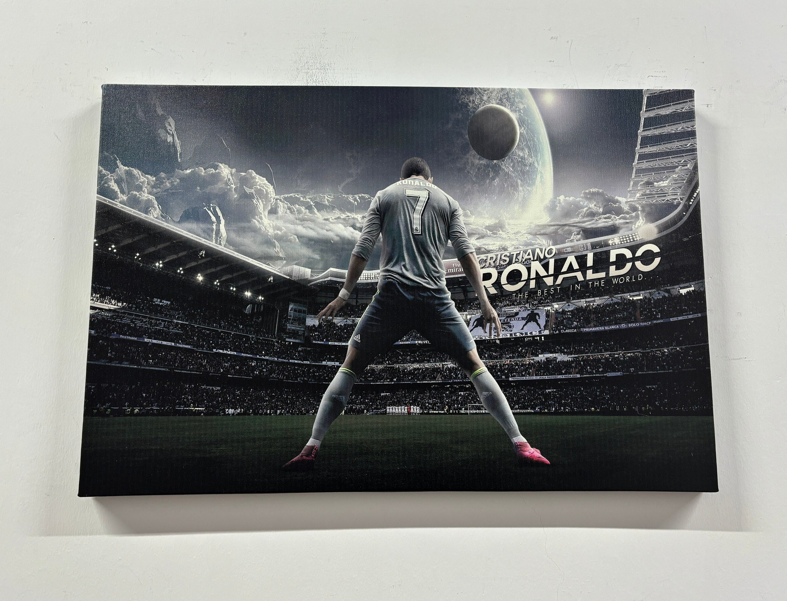 kayra export Large Cristiano Ronaldo Motivational Artwork on Canvas