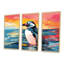 Pop Art Penguin Parade Charm II - art mural pingouin-1418788555-1418788400