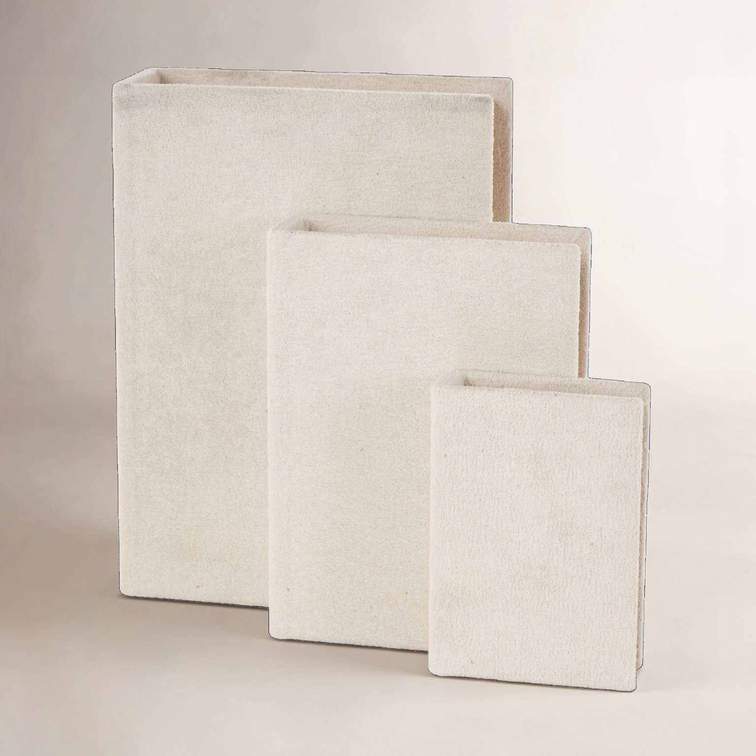 Fabric Book Box Set, Cream
